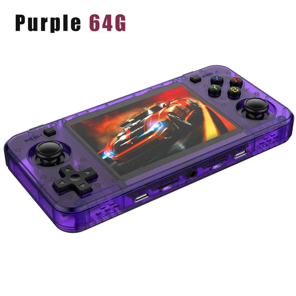 R36H Dual-Ram & Genuine Linux ARKOS Retro Handheld Classic Game Consoles 3.5 Inch IPS Screen Portable Video Player
