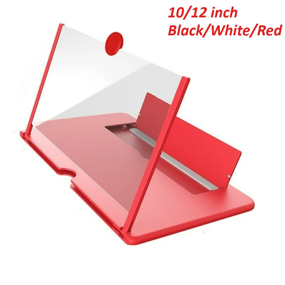Transform Your Viewing Experience with the Multi-Functional 10/12 Inch HD Phone Screen Amplifier - Anti-Blue Light, Eye Protection, and Stylish Design