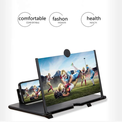 Transform Your Viewing Experience with the Multi-Functional 10/12 Inch HD Phone Screen Amplifier - Anti-Blue Light, Eye Protection, and Stylish Design