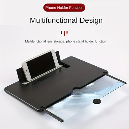 Transform Your Viewing Experience with the Multi-Functional 10/12 Inch HD Phone Screen Amplifier - Anti-Blue Light, Eye Protection, and Stylish Design