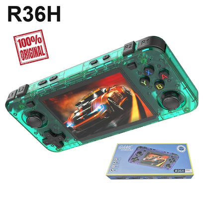 R36H Dual-Ram & Genuine Linux ARKOS Retro Handheld Classic Game Consoles 3.5 Inch IPS Screen Portable Video Player